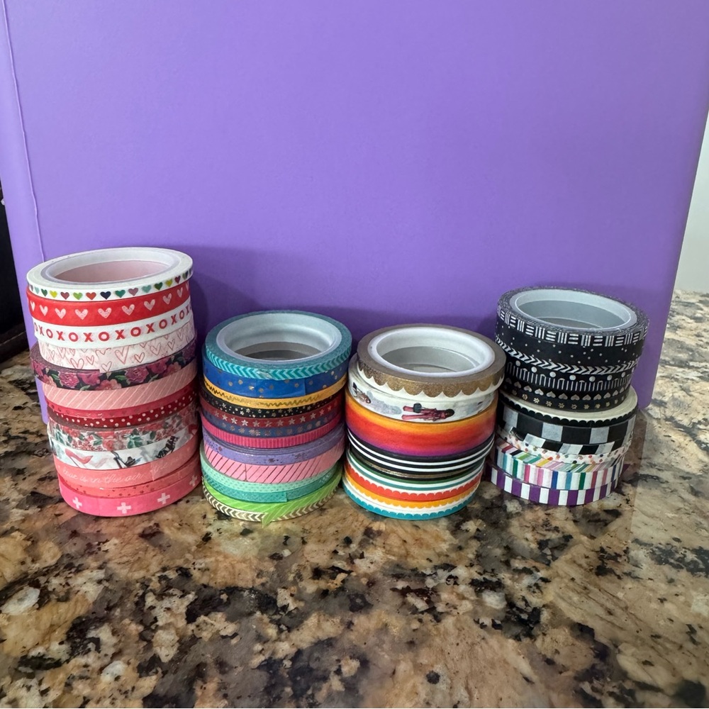 Colorful Decorative Washi Tape Set (50)